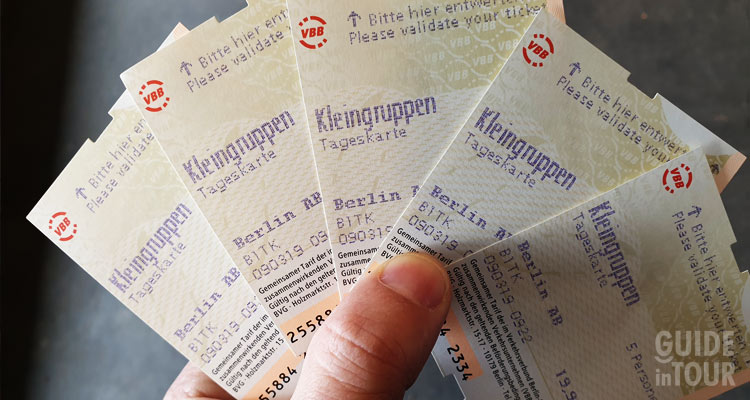 Biglietti della metro di Berlino.