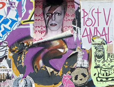 Un manifesto artistico visitato durante il tour di Berlino alternativa.