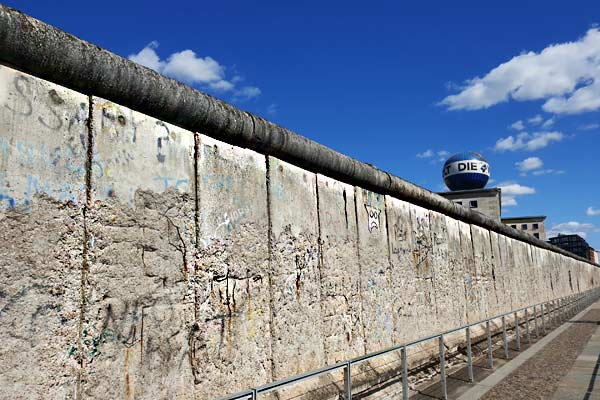 Parte originale del Muro di Berlino visitata nel Free Tour di Berlino in italiano.
