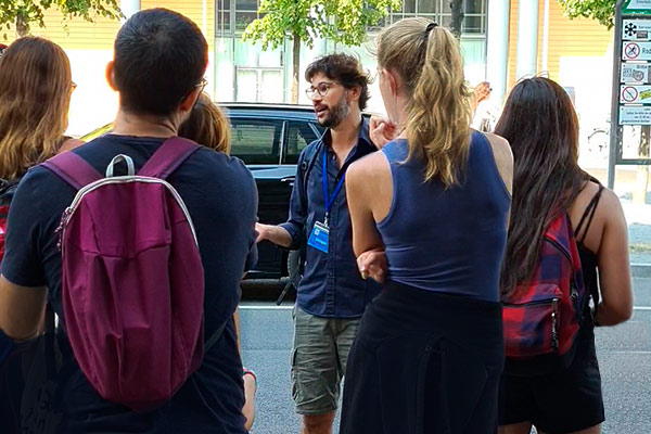 Jacopo, la guida turistica italiana di Berlino.